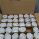 60 Pcs Clear Glass Votive Candle Holders Bulk Tealight Centerpiece Candle Holders Vase for Bridal Shower Wedding Table Decoration Graduation Party