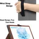 Case for Headwolf WPad5, 10.1 inch, Headwolf WPad5 Tablet Case, Folding Stand Protective Cover with Pencil Holder and Wrist Strap, Full Protection. (Brown)