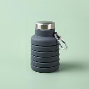 Folding Silicone Water Bottle, Student Sports, Running, Mountaineering, Traveling, Fitness, Portable Water Cup, Telescopic Water Cup
