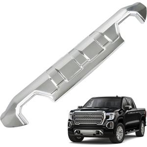 munirater Front Bumper Lower Valance Chrome Plastic Replacement for 2016-2019 Sierra 1500 GM1015122