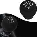 Car Gear Shift Knob Cover, Upgraded Anti-Slip Design Vehicle Knob Gear Stick Protector, Universal Durable Vehicle Interior Accessories, Shifter Cover Stick for Most Cars (5-Speed Right)