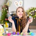 24 Set Wrapped Easter Egg Crafts Kits for Kids Including 250 DIY Pastel Pipe Cleaners 24 Colorful Plastic Easter Egg Basket Bag Empty Stuffers Fillers for Crafts Hunt Prizes Party Favor