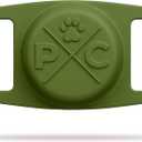 Pup Culture AirTag Dog Collar | Durable & Protective Dog AirTag Holder - Track Your Pet Using Apple AirTag Technology - Dog Collar AirTag Holder -for Dogs and Cats (1 Pack, Green)