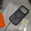 TORRAS Stronger Magnetic & Shockproof for iPhone 17 Pro Max Case, Fit for MagSafe, Military Grade Drop Protection, Camera Control, DIY Button, Slim for iPhone 17 Pro Max Case Translucent Deep Blue