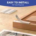 Picture Hanging Strips , Poster Hanging Strips, 42 Pairs(84 Strips) Wall Strips Sticky Tack ,Damage Free Picture Hangers Without Nails Strips with Adhesive