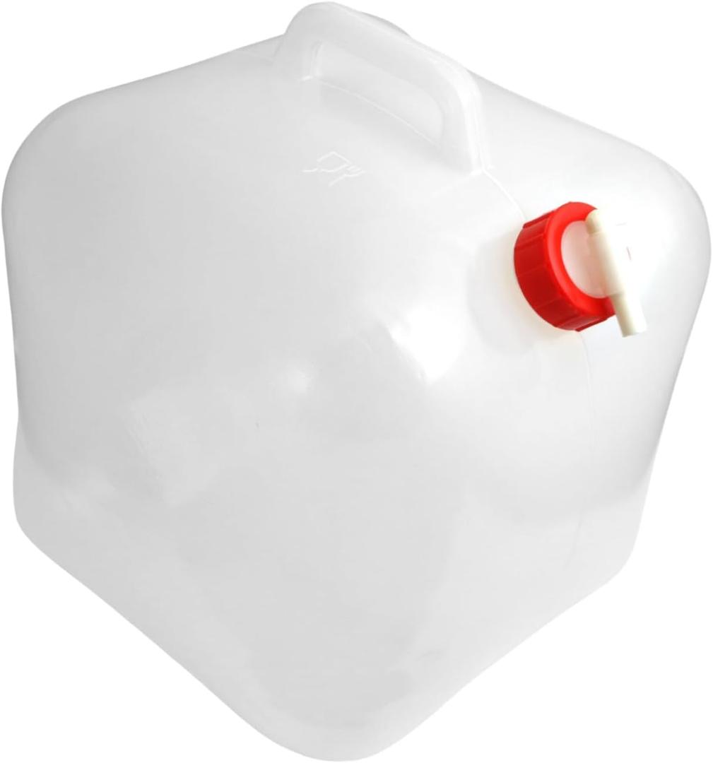 Coghlan's Collapsible Water Container 5-Gallon BPA-Free Portable Water Storage, Lightweight and Durable for Camping, Hiking, Emergency Preparedness, and Outdoor Activities