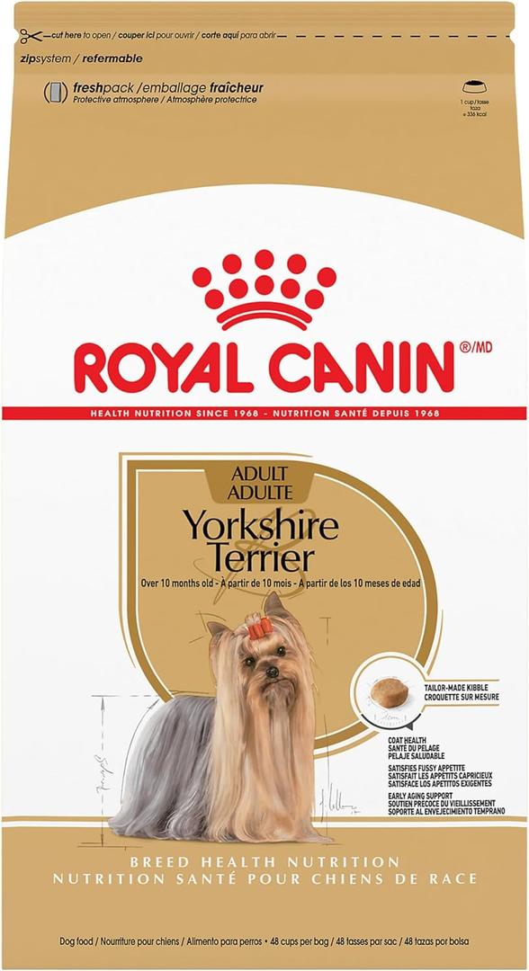 Royal Canin Yorkshire Terrier Adult Dry Dog Food, 10 lb bag (10 Pound (Pack of 1))