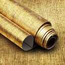 Very Berry Sticker Yellow Gold Peel and Stick Wallpaper (24" x 118", 2 Pack) Contact Paper Peel and Stick, Decorative Gold Wallpaper for Cabinets, Drawers, Furniture & Walls