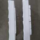 52.76" Tall Narrow Bathroom Storage Cabinet with Doors and Adjustable Shelves Plastic Slim Bathroom Storage Organizers Small Space Saver for Laundry Room Dorm Kitchen Quick Assembly, White