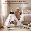 Dog & Cat Tent, Cat Houses for Indoor Cats, Washable Cat or Dog Houses