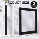 BBTO 2 Set 14" x 14" Rv Roof Air Conditioner Gasket Rv A/c Gasket Seal Kit A/c Seal Replacement Self Adhesive Picture Frame Gaskets and Waterproof Compression Self Adhesive Leveling Pads
