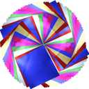 140 Sheets Foil Color Cardstock Folding Paper,Metallic Mirror Board Origami Sheets for DIY Card,Invitation and Scrapbook Paper,Art and Craft(7 Colors,6" x 6")