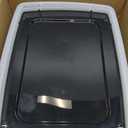 IRIS USA Large Open Top Cat Litter Box with High Sided Walls Tall Scatter Shield Scoop Included Easy Clean Plastic Pan Stain Resistant for Cats Kittens Indoor Multi-Cat Households 2-Pack Black