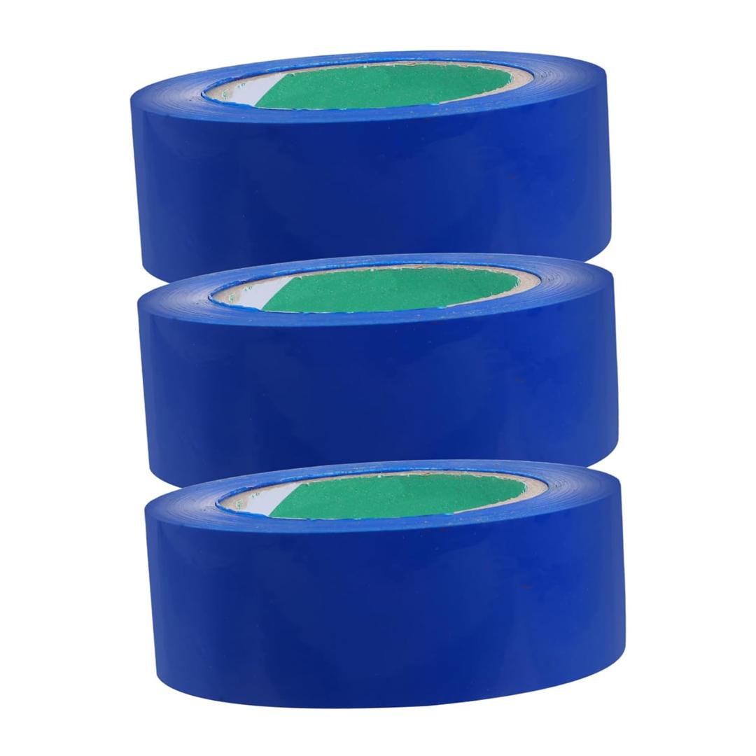 Homoyoyo 3 Rolls Heavy Duty Blue Shipping Tape Wide Long Versatile Packing Tape for Boxes Bags and Logistics Strong Adhesion for Efficient Sealing and Moving