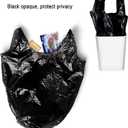Small Trash Bags, Strong Black Garbage Bags, Unscented Thicken Bin Liner Suitable for Bedroom Home Kitchen 6 Gallon 120 Count