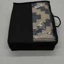 SAND MINE Waterproof Outdoor Rug 5x8 ft, Plastic Reversible Rug, Modern Area Rug, Large Floor Mat for Outdoors, RV, Patio, Backyard, Deck, Picnic, Beach, Camping, Black & Beige