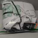 GSOU SNOW Mens Ski Jacket and Pants Set Baggy Snowboard Suit Ski Snowsuit Snow Bibs Waterproof Hooded (X-Large, Grey Black)