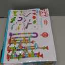 Marble Run for Kids Ages 4-8 - Maze Game DIY Educational Playset Birthday Gift for Ages 3+,Track Pipe Building Blocks Glass Marbles for Kids Birth Day Preschool, Toys for 3 Year Old Boys Christmas