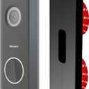 No-Drill Mount for Aosu, Arlo, Blink, Eufy, Nest, Netamo, Reolink, Tapo, Wyze Video Doorbell Wired or Battery Wireless Security Camera & Others Adhesive Plate (Slim Size)