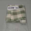 Laolitou Spring Green Checkered Table Runner, Cotton Linen Gingham Table Runners, Classic Buffalo Plaid Farmhouse Table Decor, 13x72 Inches