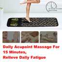 2 x Foot Massage Mat Reflexology Mat Walk Foot Leg Pain Relieve Relief Walk Massager Mat, Acupoint Mat for Acupressure Relaxes The Nerve Ache Ease Tiredness of The Muscle 68.9 * 13.8in
