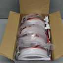 Kidde Hardwired Smoke & Carbon Monoxide Detector, 10-Year Battery Backup, Voice Alerts, Interconnectable LED Warning Light Indicators, 4 Pack