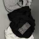 Ficerd 3 Pack Women's Ribbed Long Sleeve Tops Scoop Neck Slim Fit Shirts Cotton Casual Fall Going Out Basic Tee(White, Light Gray, Black, Small)