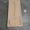 Aheaplus Shoe Cabinet with Flip Doors, Shoes Storage Organizer with Motion Sensor Led Light, Entryway Wood Freestanding Tipping Bucket Shoe Rack with Open Shelves for Closet, Living Room, Grey&White