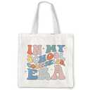 OTOUO Counselor Gifts Tote Bag, Guidance Counselor Gifts, Counselor Gifts for Women, in My Counselor Era Canvas Tote Bags for Women, Reusable Grocery Bags Shopping Bags