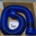 10FT RV Sewer Hose, Fits All Adapters with Swivel Fitting, TPE Heavy Duty Waste Hose for Crush & Abrasion Resistance, Must-Have for Travel Trailer & Camper