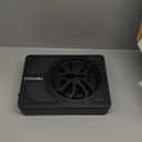 2025 Upgraded 1200W 10"Slim Underseat Car Subwoofer and Amp Package, Advanced Cooling for Thunderous Bass, Built-in Amplifier with Ambient Light & Bass Control Low (Pass/Gain/Boost) Fits Truck