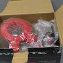 OVENTE Electric Kettle with 1.5L Borosilicate Glass, 1500W Fast Boiling Water Heater for Coffee or Tea, Easy to Fill Lid, Auto Shut-Off, Boil-Dry Protection & Stainless Steel Filter, Red KG516R