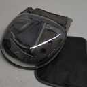 Cat Backpack Carrier, Breathable Cat Carrier Large Space Bubble Pet Backpack for Kitty Small Dog up to 12lbs, Transparent & Foldable Pet Carrier for Travel Hiking (Dark Gray)