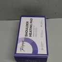 Cordless Shoulder Heating Pad, Heated Shoulder Brace for Rotator Cuff Frozen, 3 Heat Levels, 3000mAh Rechargeable Battery, Shoulder Wrap for Pain Relief Deep Tissue for Men Women (Black)