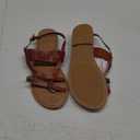 Luffymomo Womens Strappy Flat Sandals Leathe Gladiator Sandals Summer Casual Fisherman Thong (8, Brown)