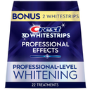 Crest 3D Whitestrips Professional Effects – Teeth Whitening Kit, 22 Treatments (20 + 2 Bonus), Each with 1 Upper/1Lower, 44 Strips – Crest 3DWhite Teeth Whitening Strips