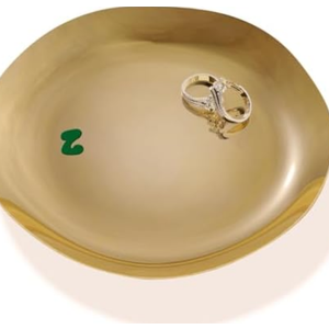 Kviceo Jewelry Tray Ring Dish M Pack of 3