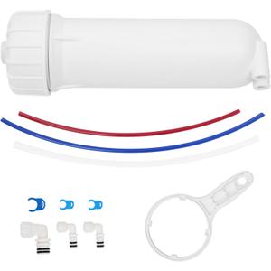 3012 Reverse Osmosis Membrane Housing Kit with Quick-Connect Fitting,Wrench for 200/300/400/500/600 GPD Universal Reverse Osmosis Water Filter Systems
