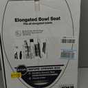 KOHLER 20110-0 Brevia, Slow Close Toilet Seat, Elongated Toilet Seat, Grip-Tight Bumpers Quick-Attach Hardware, White