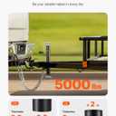 VEVOR 5000 lbs A-Frame Trailer Jack, 15" Vertical Travel, Adjustable Drop Leg, for Horse, Utility, Yacht Trailers