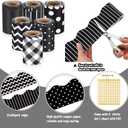 Tenceur 98.5 ft Bulletin Board Border Classroom Decor, Polka Dots