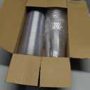 50 Pack Clear Plastic Cups with Strawless Sip Lids,16 oz Iced Coffee Cups with Lids,Disposable PET Crystal Cups,Round Bottom To Go Cup for Iced Coffee Juice Smoothie Cold Beverage