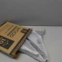 ZOBER High-Grade Wooden Suit Hangers with Non Slip Pants Bar Smooth Finish Solid Wood Coat 360° Swivel Hook Precisely Cut Notches for Camisole, Jacket, Pants - 10 Pack, Vintage