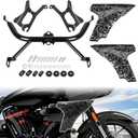 AUFER Motorcycle Side Fairing Panel Support Bracket Kits Compatible With For Touring CVO Road Glide FLTRXSE ST FLTRXSTSE 2023-2024 Fairing Spoilers Cover Support Bracket Accessories
