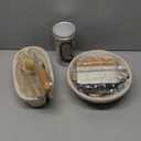 Sourdough Starter Kit  Complete Sourdough Bread Baking Supplies with 24oz Glass Sourdough Starter Jar, 9 Round & 10 Oval Banneton Proofing Basket Set, Sourdough Tools  Artisan Gift for Bakers