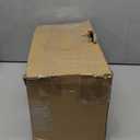 Battery Operated Wall Sconces Set of Two, Vintage Rechargeable Gold Wireless Lights with Amber Tulip Glass Shade & Remote, Dimmable LED Wall Lamp for Bedroom Living Room