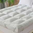 WhatsBedding 5 Inch Memory Foam Mattress Topper Full Size for Back Pain Relief, with Cooling Breathable Bamboo Viscose Air Layer, Soft Pillow Top Mattress Topper, 75x54x5in