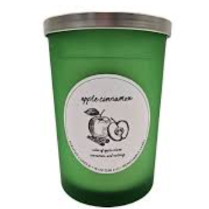 Jar Candle Apple Cinnamon Green 19 oz