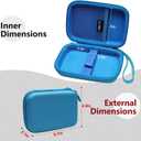 3 x LTGEM Case Compatible with LeapFrog PAW Patrol Learning Video Game, Hard Shell Travel Carrying Storage Bag - Blue(Case Only)