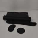 Large Mouse Pad and Keyboard Wrist Rest, Desk Pad for Keyboard and Mouse, 4-in-1 Large Gaming Mouse Pad with Wrist Support, Desk Mat for Home Office Study Game-Black 16x35 Inch